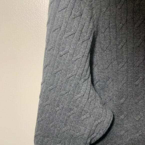 Talbots Women's Plus Size Preppy Classic Chunky Cable Knit Pullover Sweater - 3X - Picture 2 of 6